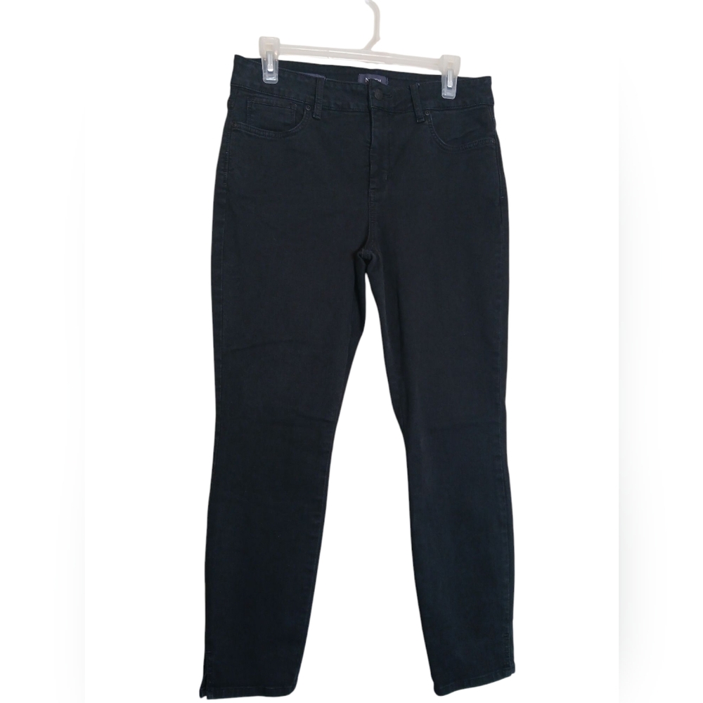 NYDJ  Not Your Daughters Jeans Black Jeans Ami Skinny Ankle Size 10